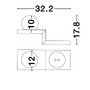 Dekorativní - NV 9183311 Nástěnné svítidlo ROOM bílý hliník a opálové sklo vypínač na těle LED Samsung 6W 230V 3000K IP20 nabíjení telefonu - NOVA LUCE - foto 7