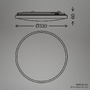 Kruhová - BRILO 3903015 Competo stropní svítidlo pr.33 cm - 22W, 2400lm, LED, teplá bílá, antracit - BRILO - foto 7