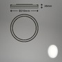 Nástěnná - BRILO 3008-016 LED venkovní svítidlo pr. 21 cm 8W 1200lm bílé - BRILO - foto 7