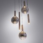 Vícečetná - PN 2285-23 LED závěsné svítidlo BOWL, hnědé, stmívatelné, kruhové, SimplyDim, 2700K - PAUL NEUHAUS - foto 7