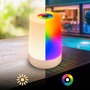 Stolní lampy dekorační - BRILO 7554011 Nubsi stolní lampička - 2,8W, 280lm, nabíjecí, LED, stmívatelné, RGB+W, béžová mat - BRILO - foto 7