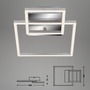 Hranatá - BRI 3118-018 LED rám 35,8 cm 12W 1300lm chrom - BRILONER - foto 7