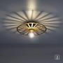 Dekorativní - LD 15635-60 SPIKE LED stropní svítidlo 30x30 matná mosaz kruhové laťový vzhled - LEUCHTEN DIREKT / JUST LIGHT - foto 7