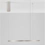 Kruhová - NV 9345603 Závěsné svítidlo TARQUIN šampaň stříbrný hliník a akryl LED 36W 230V 3000K IP20 stmívatelné - NOVA LUCE - foto 7