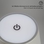 Na stůl - BRILO 7438014 LED nabíjecí stolní lampa 38 cm 2,6W 280lm chrom (starý kód: BRILO 7438-014) - BRILO - foto 7