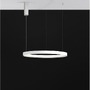 Kruhová - NV 9345617 Závěsné svítidlo PERRINE bílý hliník a akryl LED 42W 230V 3000K IP20 stmívatelné - NOVA LUCE - foto 7