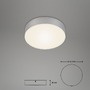 Kruhová - BRI 7064014 LED stropní svítidlo, pr. 15,7 cm, 11 W, stříbrná (starý kód: BRI 7064-014) - BRILONER - foto 7
