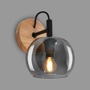 Dekorativní - BRI 2143014 Nástěnné svítidlo, 21 cm, 1x E14, max. 10W, barva dřeva - BRILONER - foto 7