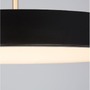 Kruhová - NV 910622 Závěsné svítidlo VETRO matný černý hliník a akryl LED 41W 230V 3000K IP20 - NOVA LUCE - foto 7
