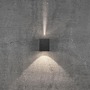 Nástěnná - NOR 49711003 Venkovní nástěnné svítidlo Canto Kubi 2 2x6W LED černá čirá - NORDLUX - foto 7