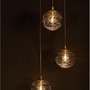 Vícečetná - NV 9006043 Závěsné svítidlo COEN mosazný zlatý kov čiré sklo G9 3x5W 230V IP20 bez žárovky - NOVA LUCE - foto 7