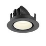 Kruhová - LA 1010069 NUMINOS® GIMBLE XS Stropní vestavné svítidlo, 4000 K, 55°, IP20, kulaté, černé / bílé - BIG WHITE (SLV) - foto 7