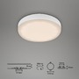 Kruhová - BRI 7061036 3ks sada LED vestavné svítidlo, pr. 7,5 cm, 3 W, 350 lm, bílé (starý kód: BRI 7061-036) - BRILONER - foto 7