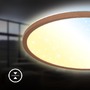 Kruhová - BRILO 7655014 BRILONER Slim svítidlo LED panel pr.37,5 cm - 22W, 3000lm, dálkový ovladač, stmívatelné, kávová 7655014 - foto 7