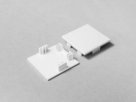 Difuzory a koncovky - Koncovka profilu PHIL53 bílá, 63640001