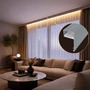 Soklové (obvodové, dekorační) profily - Hliníkový LED profil DECO LINE, šedá - 2 m - foto 3
