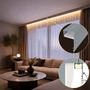 Soklové (obvodové, dekorační) profily - Hliníkový LED profil DECO LINE, šedá - 2 m - foto 4