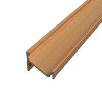 Rohové - Hliníkový LED profil CORNER 6, bronzový, 2m, LP206BR