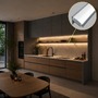 Rohové - Hliníkový LED profil CORNER 6, šedý, 2m, LP206GR - foto 6