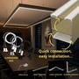 Profily s prostorem pro zdroj - Hliníkový LED profil SUSPENDED 1, champagne, 2m, LP411NCH - foto 6