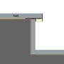 Pro instalaci do kachliček - Hliníkový profil TILE-EDGE, bronzový, 2m, LP407BR - foto 3