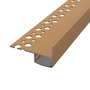 Pro instalaci do kachliček - Hliníkový profil TILE-EDGE, bronzový, 2m, LP407BR - foto 7