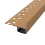 Pro instalaci do kachliček - Hliníkový profil TILE-EDGE, bronzový, 2m, LP407BR - foto 8