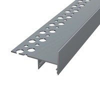 Pro instalaci do kachliček - Hliníkový profil TILE-EDGE, šedý, 2m, LP407GR