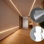 Hliníkový LED profil RECESSED 19, stříbrný 2m, LP319 - foto 7