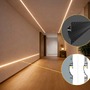 Hliníkový LED profil RECESSED 19, černý, 2m, LP319B - foto 7
