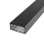Přisazené profily - Hliníkový LED profil SURFACE MAXI, stříbrný, 2m, LP122 - foto 9