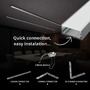 Přisazené profily - Hliníkový LED profil SURFACE MAXI, stříbrný, 2m, LP122 - foto 7