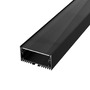 Přisazené profily - Hliníkový LED profil SURFACE MAXI, černý, 2m, LP122B - foto 8