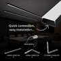 Přisazené profily - Hliníkový LED profil SURFACE MAXI, černý, 2m, LP122B - foto 10