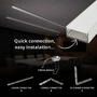 Přisazené profily - Hliníkový LED profil SURFACE MAXI, bílý, 2m, LP122W - foto 10