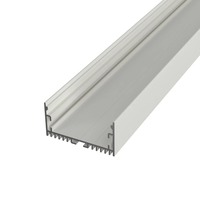 Přisazené profily - Hliníkový LED profil SURFACE MAXI, bílý, 2m, LP122W
