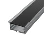 Vestavné profily - Hliníkový LED profil RECESSED MAXI, stříbrný, 2m, LP322 - foto 9