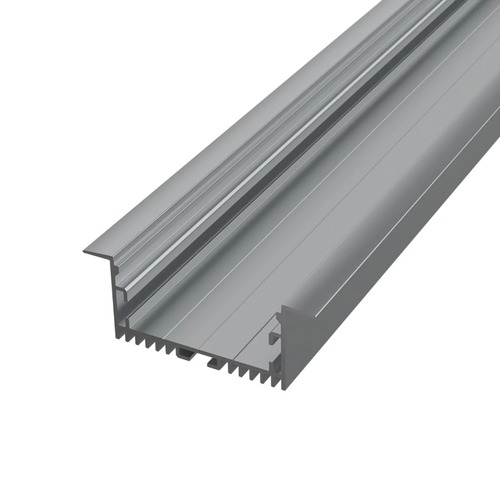 Vestavné profily - Hliníkový LED profil RECESSED MAXI, stříbrný, 2m, LP322 - foto 1