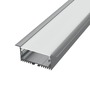 Vestavné profily - Hliníkový LED profil RECESSED MAXI, stříbrný, 2m, LP322 - foto 7
