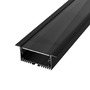 Vestavné profily - Hliníkový LED profil RECESSED MAXI, černý, 2m, LP322B - foto 8