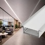 Vestavné profily - Hliníkový LED profil RECESSED MAXI, bílý, 2m, LP322W - foto 6