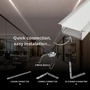 Vestavné profily - Hliníkový LED profil RECESSED MAXI, bílý, 2m, LP322W - foto 7