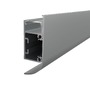 Soklové (obvodové, dekorační) - Hliníkový LED profil WALL - ARC, stříbrný, 2m, LP418 - foto 7