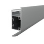 Soklové (obvodové, dekorační) - Hliníkový LED profil WALL - ARC, stříbrný, 2m, LP418 - foto 6