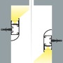 Soklové (obvodové, dekorační) - Hliníkový LED profil WALL - ARC, stříbrný, 2m, LP418 - foto 9