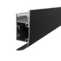 Soklové (obvodové, dekorační) - Hliníkový LED profil WALL - ARC, černý, 2m, LP418B - foto 8
