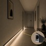 Soklové (obvodové, dekorační) - Hliníkový LED profil WALL - ARC, černý, 2m, LP418B - foto 4