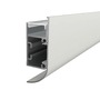 Soklové (obvodové, dekorační) - Hliníkový LED profil WALL - ARC, bílý, 2m, LP418W - foto 8