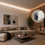 Soklové (obvodové, dekorační) - Hliníkový LED profil WALL - LINE, bílý, 2m, LP419W - foto 5