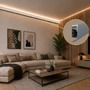 Soklové (obvodové, dekorační) - Hliníkový LED profil WALL - ARC, šedý, 2m, LP418GR - foto 5